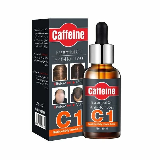 Caffeine زيت اساسي لتغدية و نمو الشعر و منع تساقطه